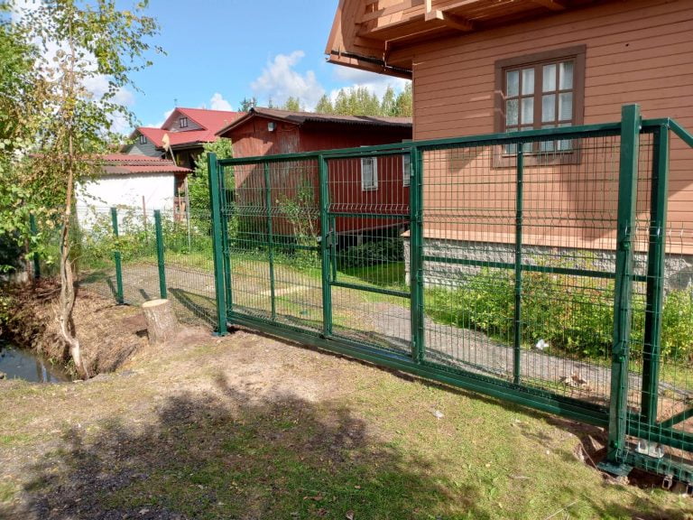 Установка 3д забора