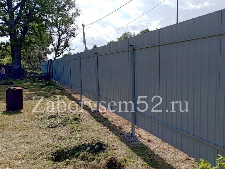 забор профлист