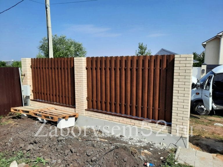 Забор штакетник