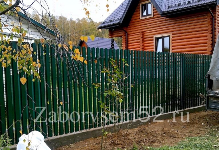 Забор штакетник