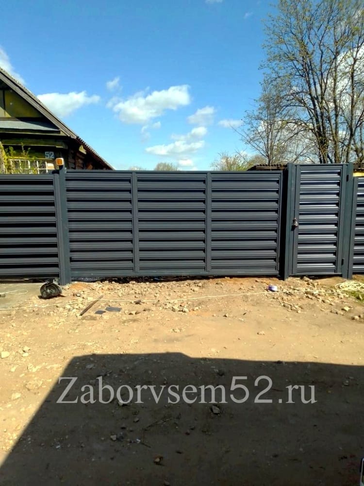 Забор штакетник